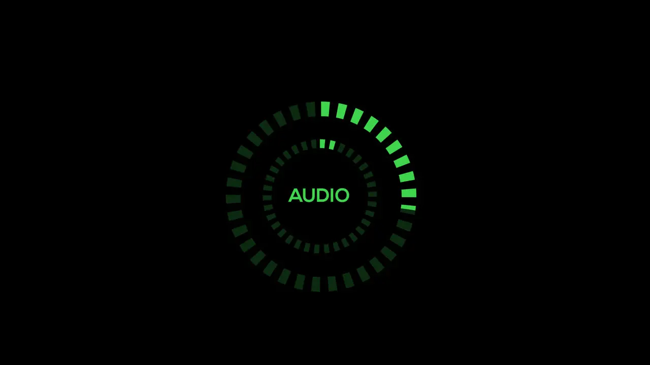 Moving bars Audio Equalizer Sound Waves Meter loop Animation video transparent background with alpha channel