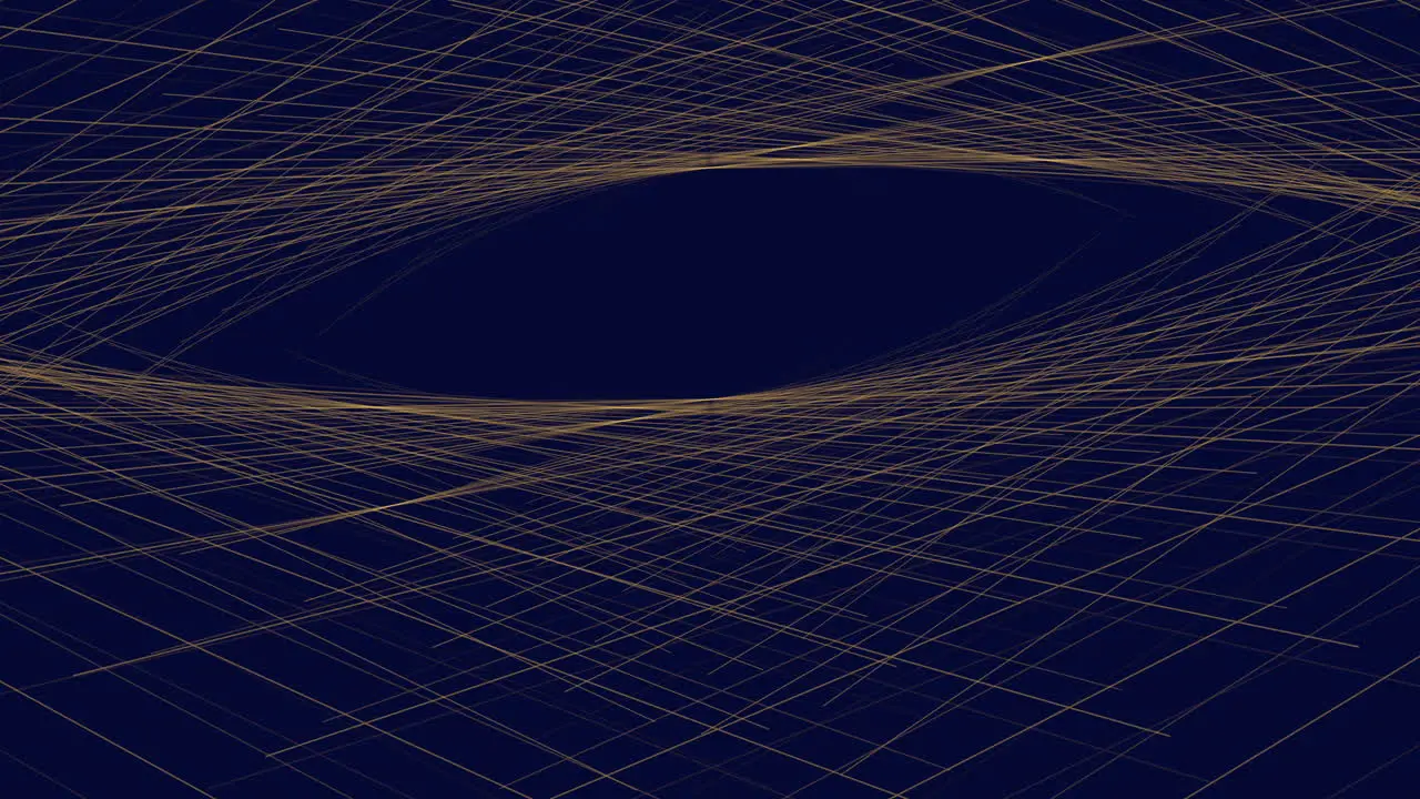 Circular motion in dark blue lines moving clockwise with central shape