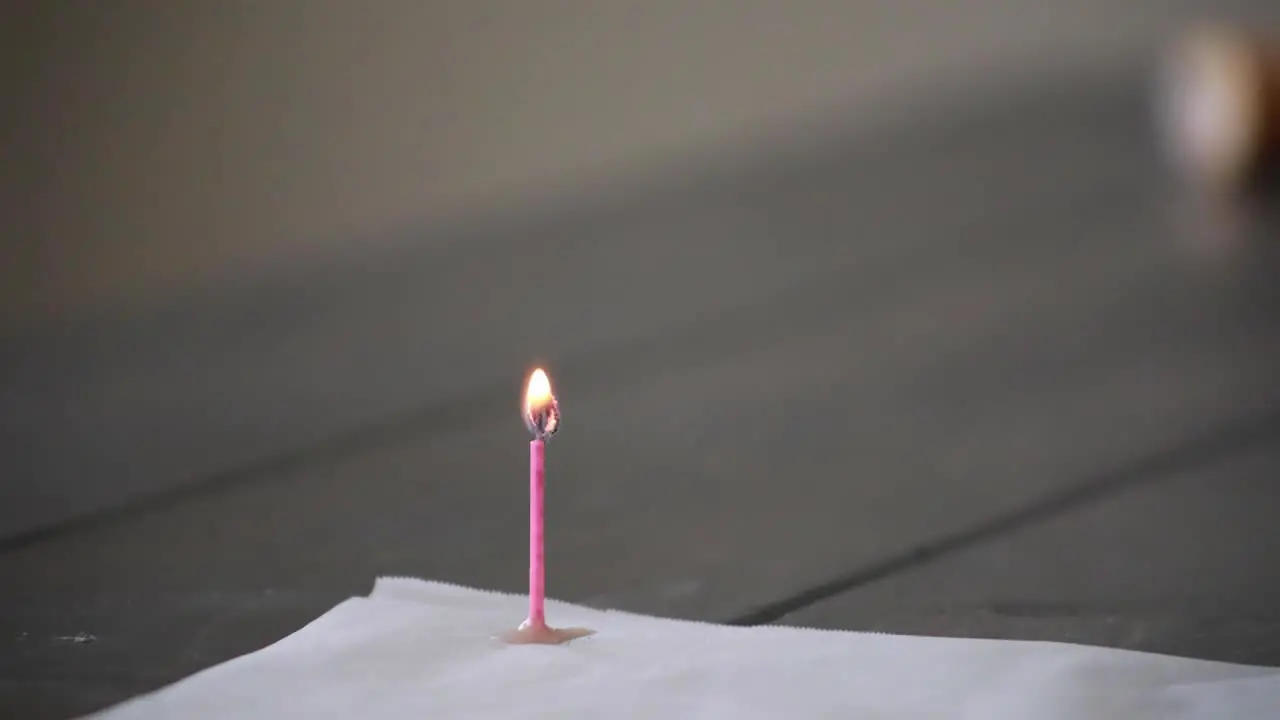 Time Lapse of a Birthday Candle