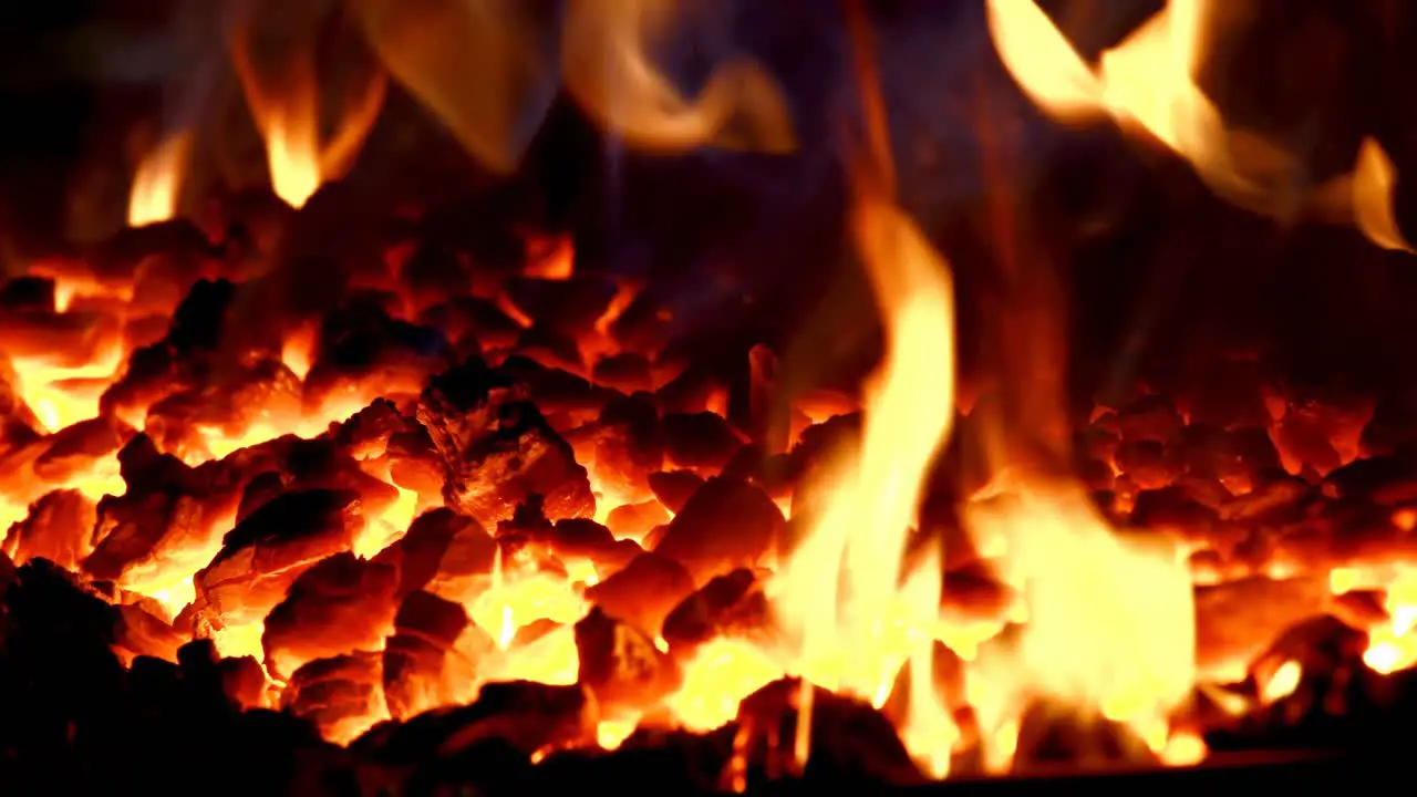 Fireplace in workshop 4k