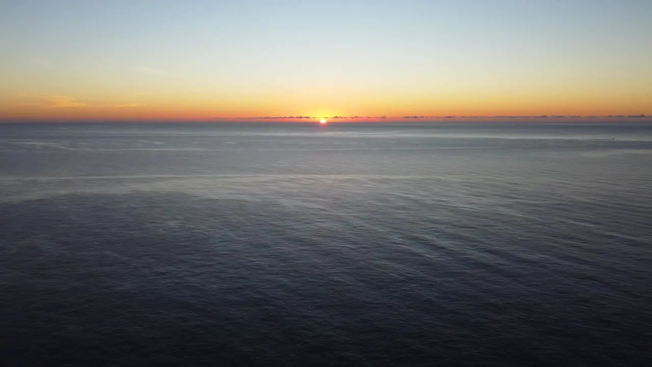 Sunrise over sea on Mallorca