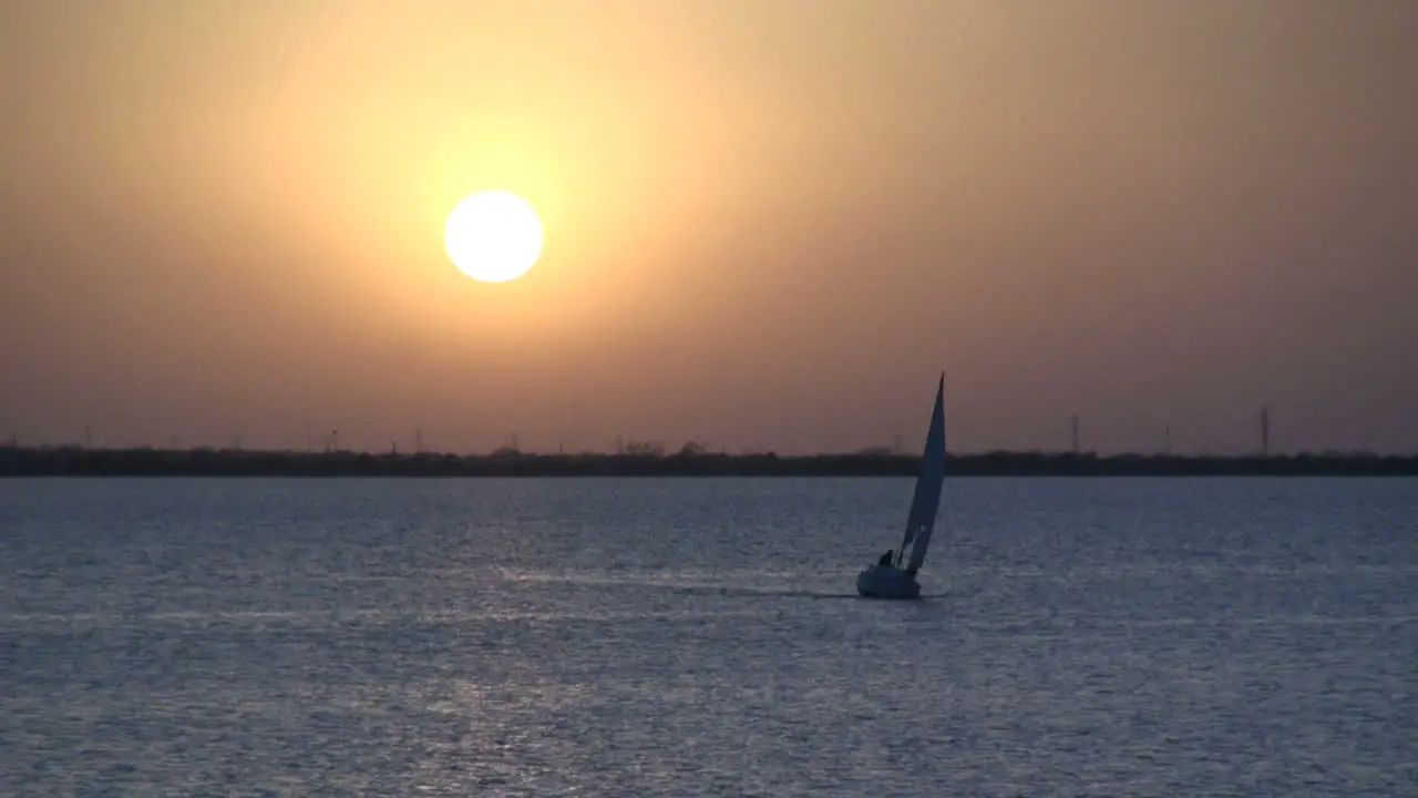 Sailboat at sunset s2