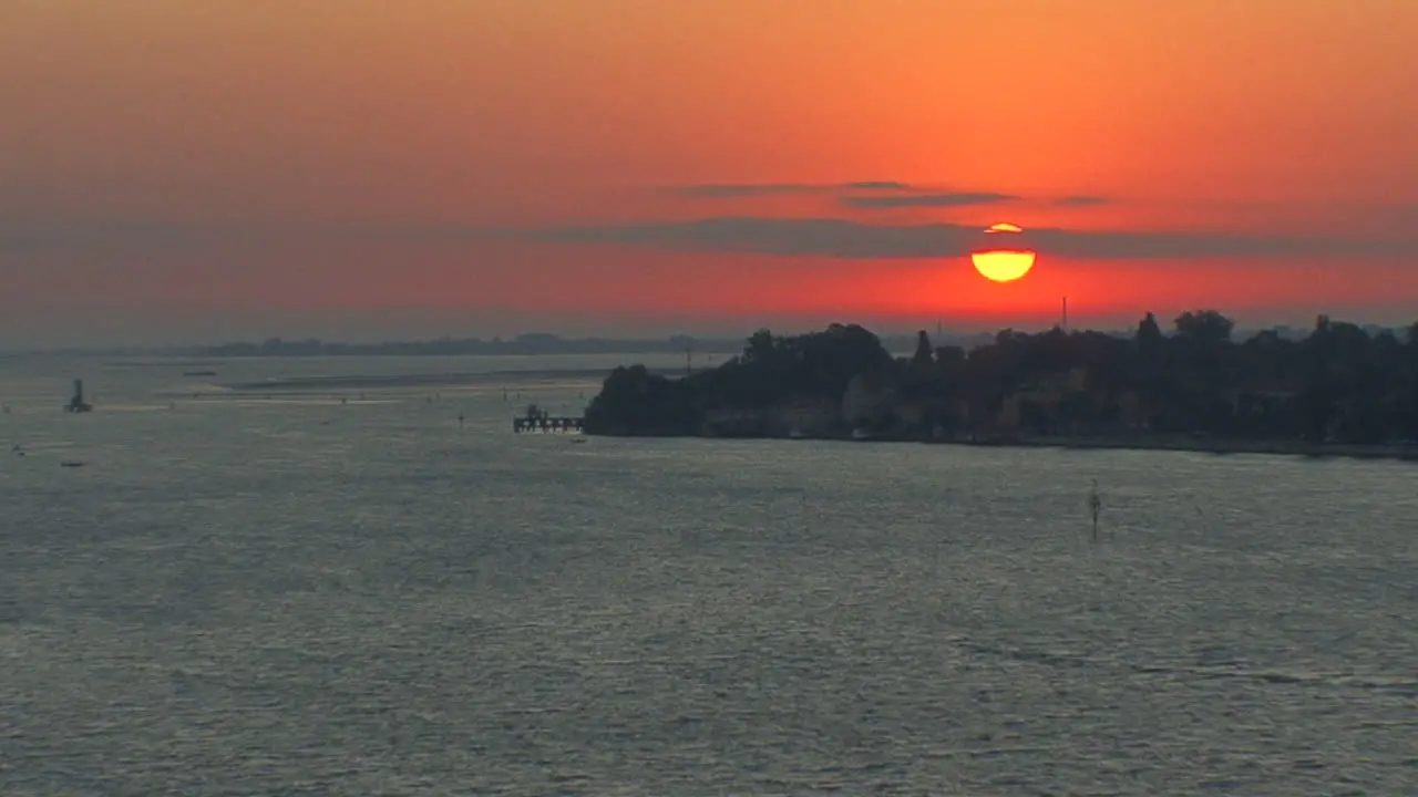 Venice Italy return at sunrise