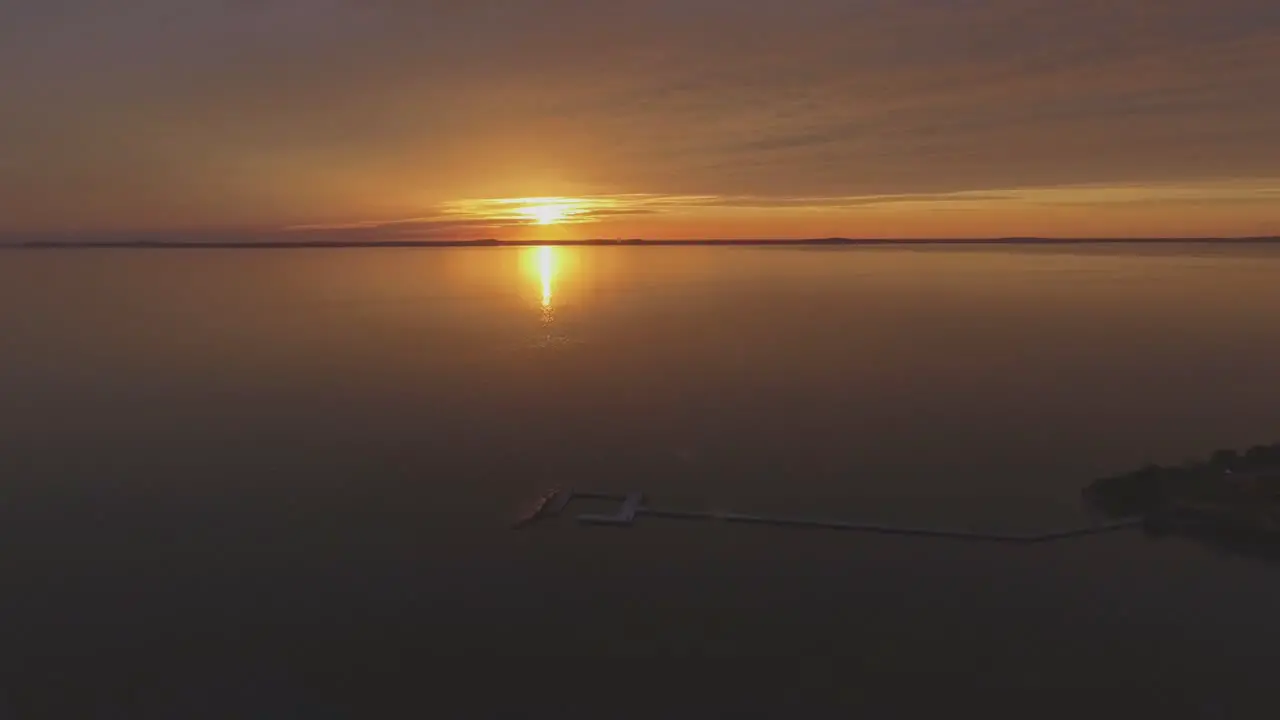 Vente Cape Horn Pier and the Curonian Spit During Sunny Sunset