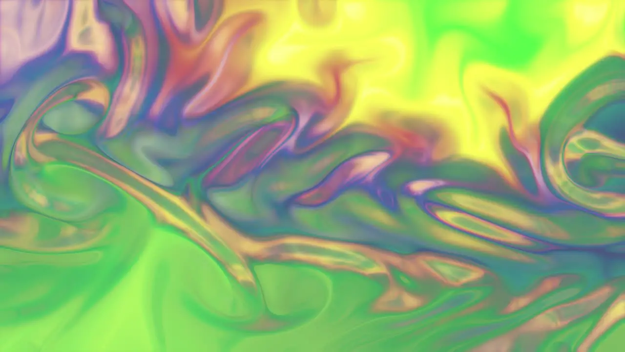 Golden psychedelic liquid background seamless loop