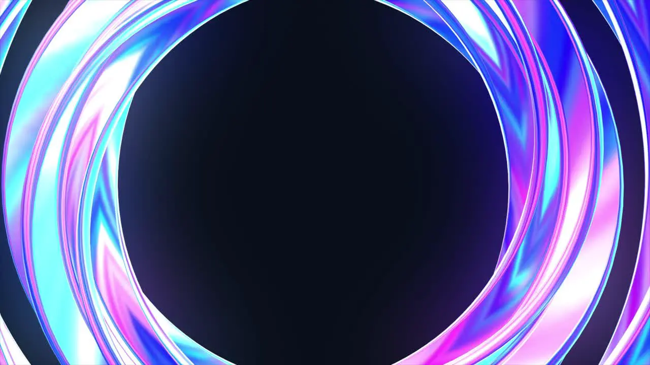 3D Holographic Rings Fluid Gradient Modern Fluid Gradient Background 4K