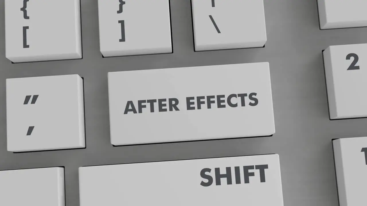 AFTER EFFECTS BUTTON PRESSING ON KEYBOARD