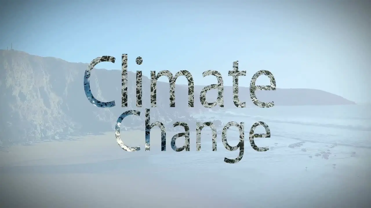 Digital composite video of climate change 