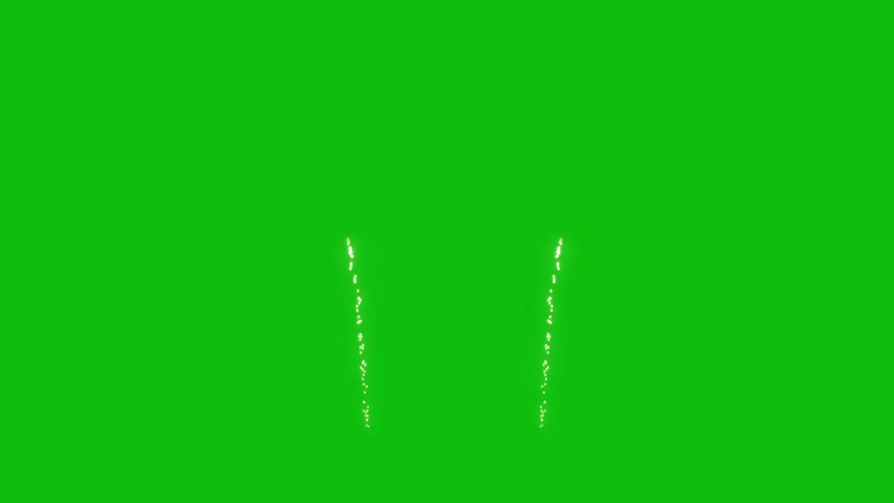 Fireworks on Greenscreen