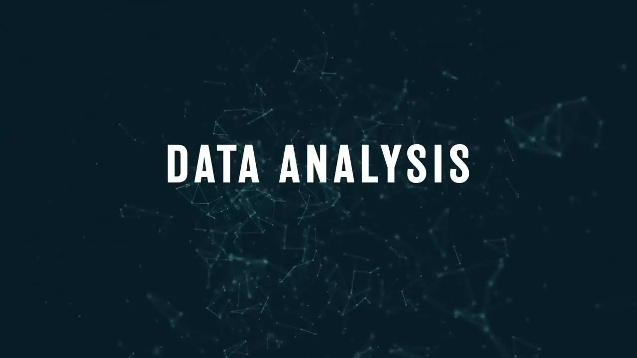 Data analysis with polygonal connecting dots and lines 