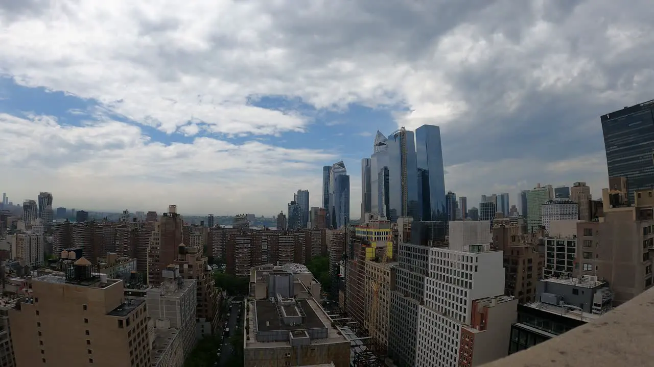 timelapse of cloudy day with blue skies