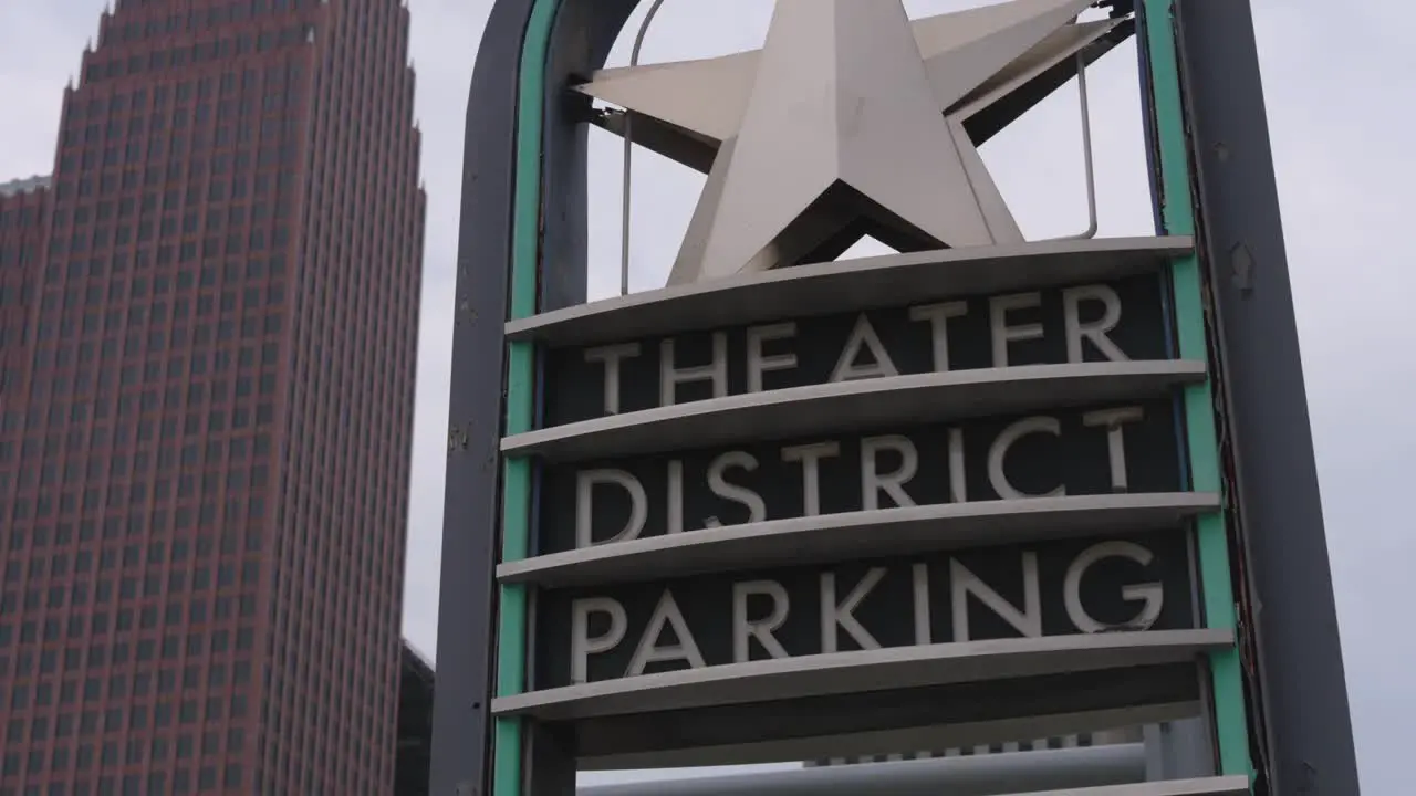 4k View of Houston theater district