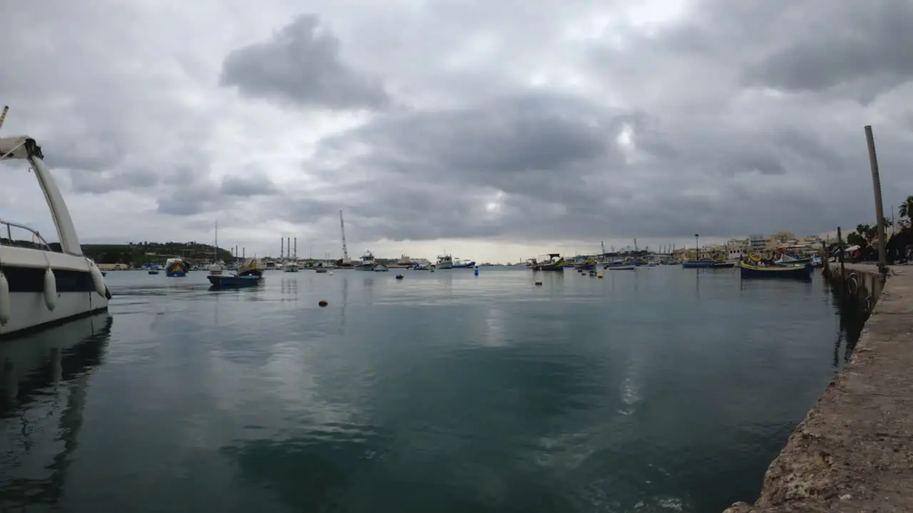 Timelapse at Marsaxlokk harbour