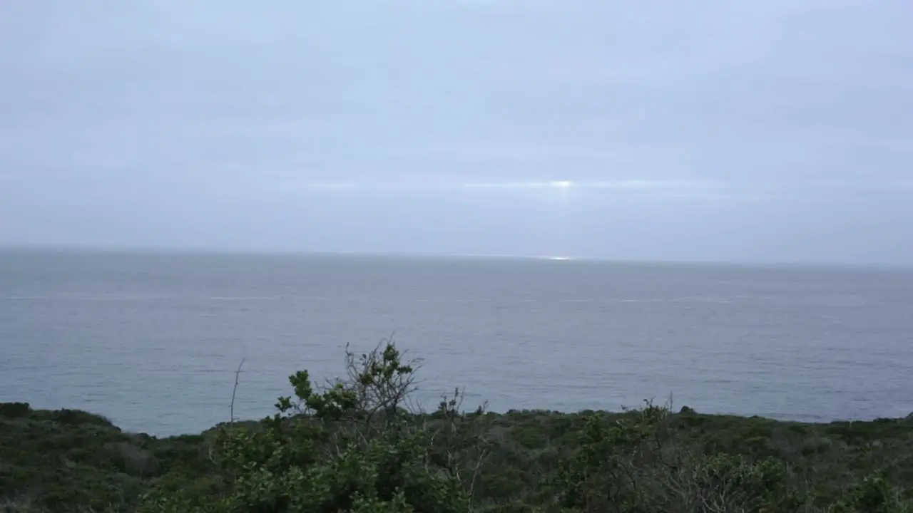 Sun Ray over Pacific Ocean on Big Sur