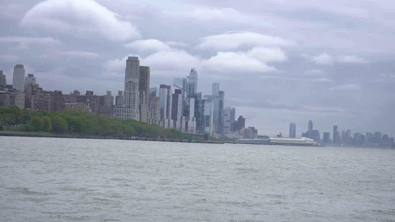 large row of buildings in New York City