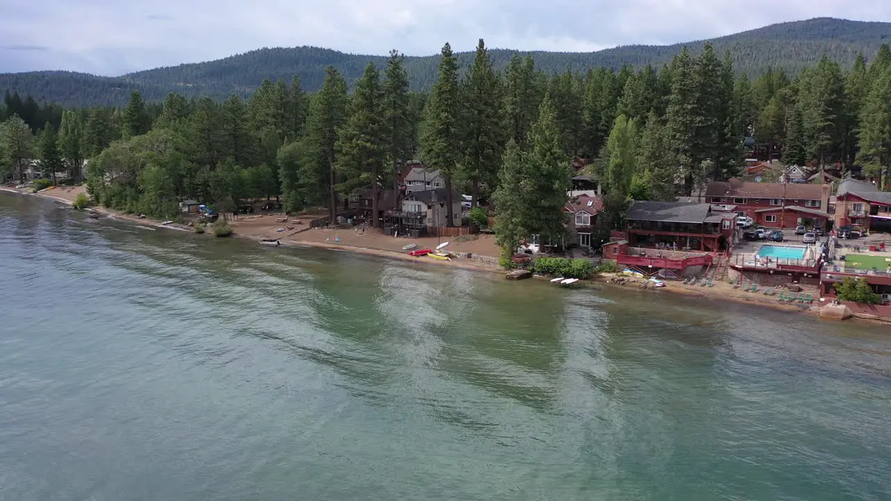 Lake Tahoe- Sunny Day  Shorefront Homes 