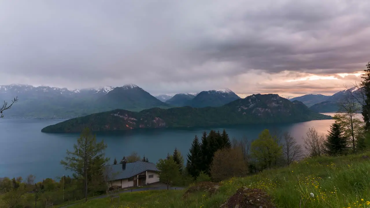 Beautiful Timelapse in Switzerland Weggis