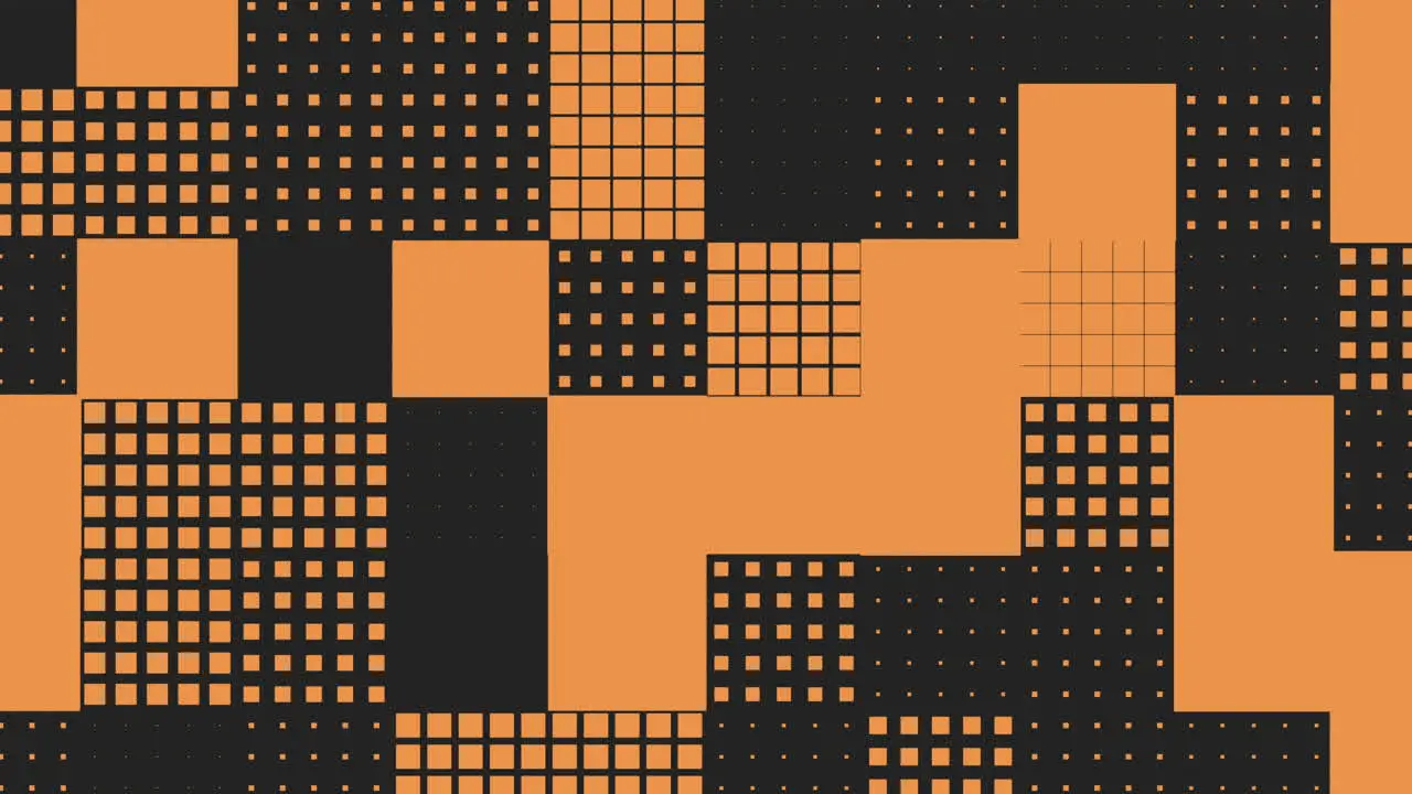 Monochromatic orange small dots pattern in rows