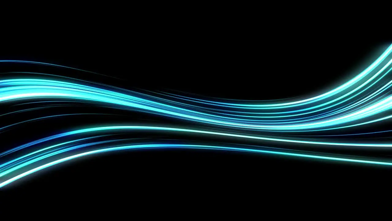 Abstract Blue Light Streaks