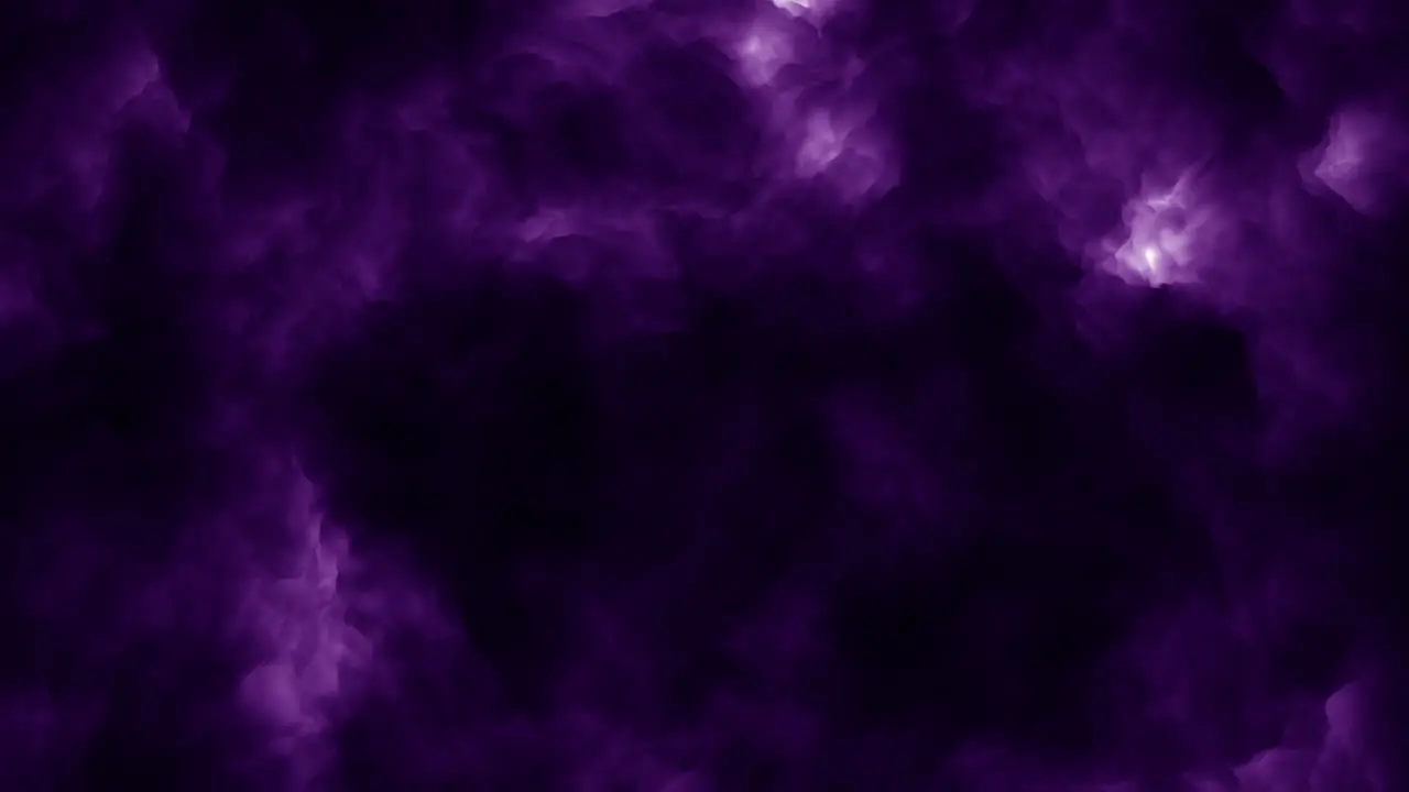 Whirling purple and black smoke cloud