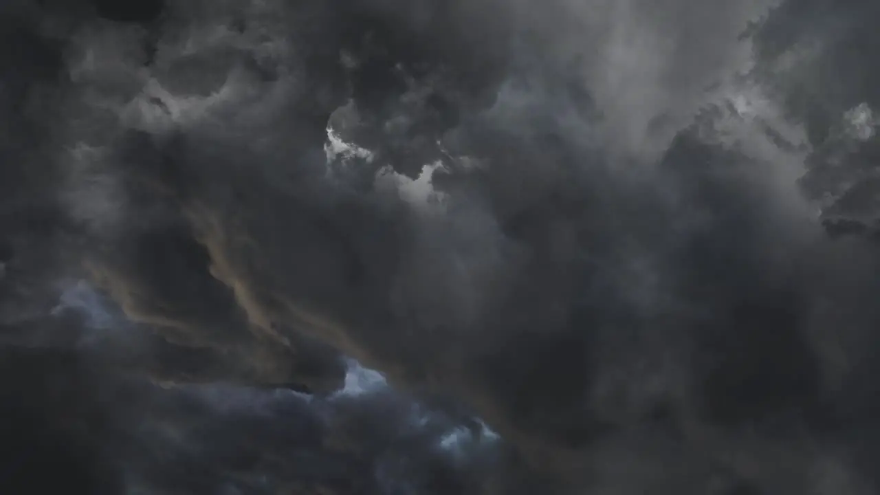 Lightning Storm In Clouds video background