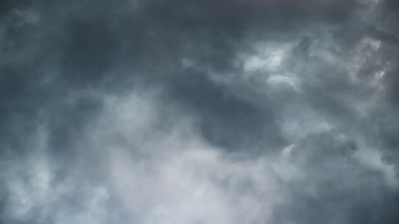 view of Lightning Strikes During A Super Thunderstorm 4k