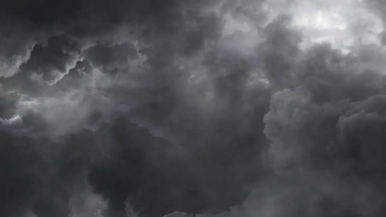 thunderstorm and dark clouds video background