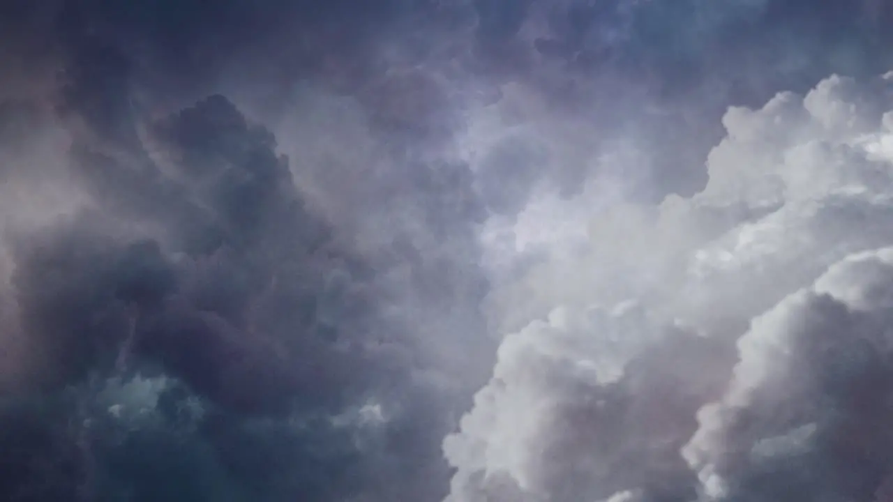 view of Dark and Dramatic Storm Clouds