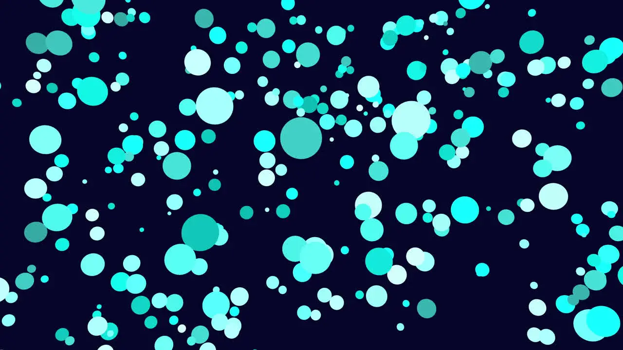 A Neon Dots On Black Background