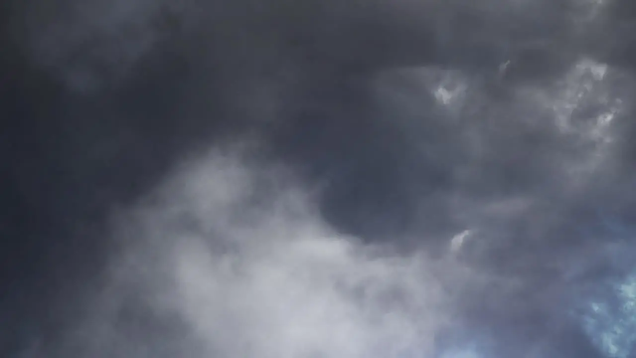 view of Thunderstorm And Lightning In Dark clouds