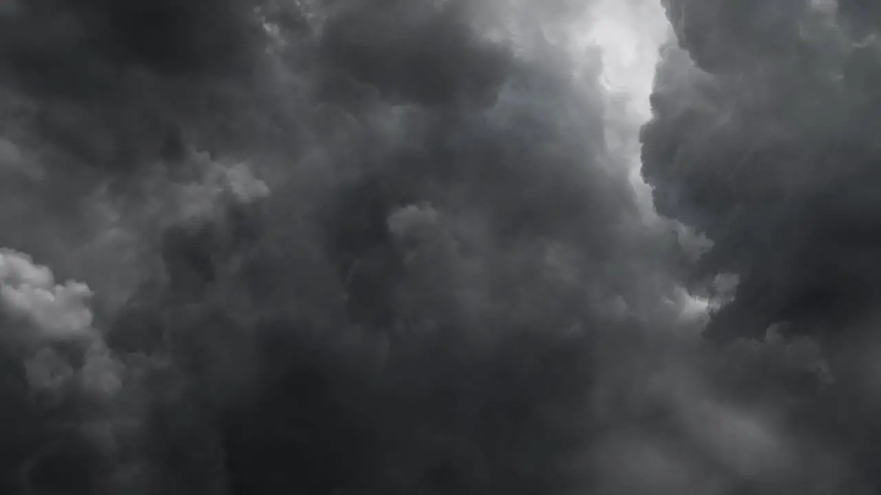 Thunder On Dark Sky video background