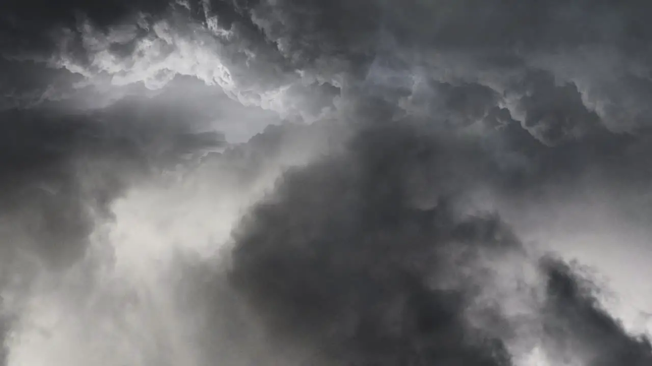 Vivid And Dramatic Bolt in dark Cloud