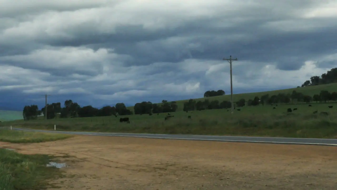 Australia Cloudy Sky Near Kosciuszko Pan