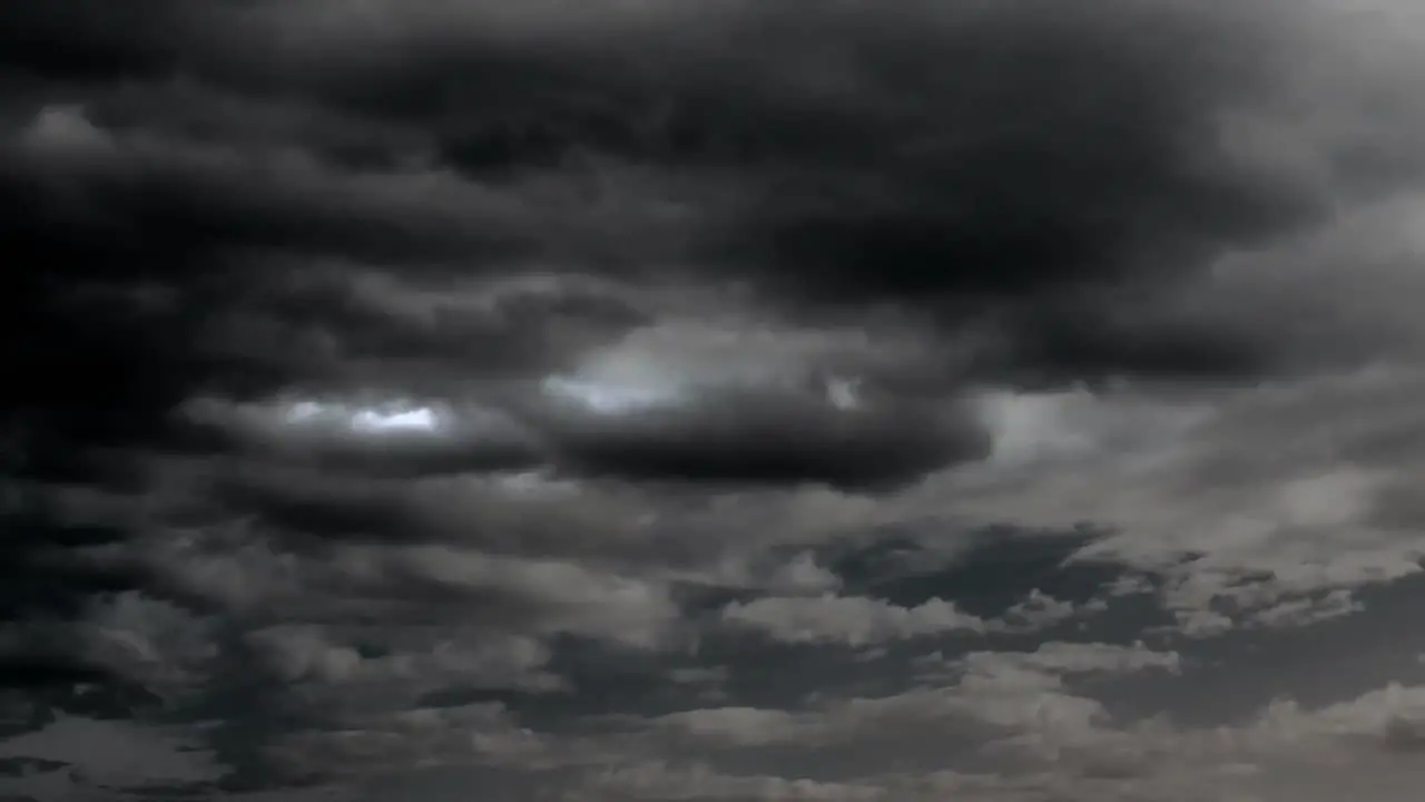 View of storm with dark clouds