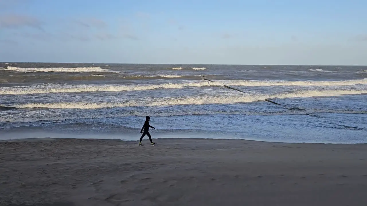 Stormy weather on the Baltic Sea Poland