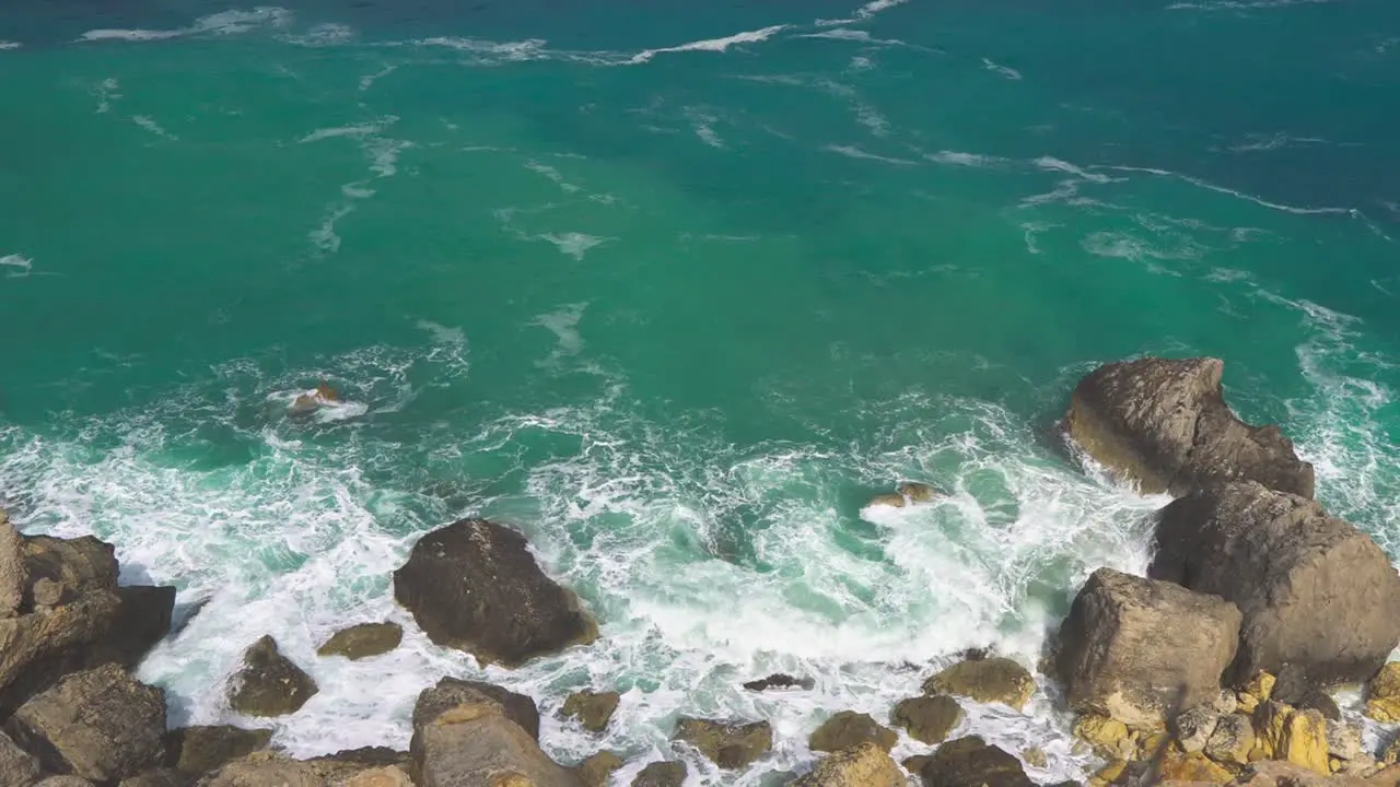 Video from Malta Mellieha L-Armier about a rocky shore on a stormy day