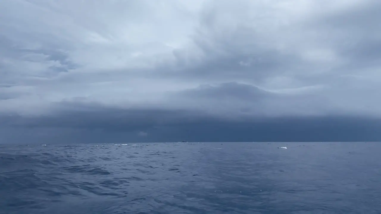 Big Storm Approaching Sea Coast