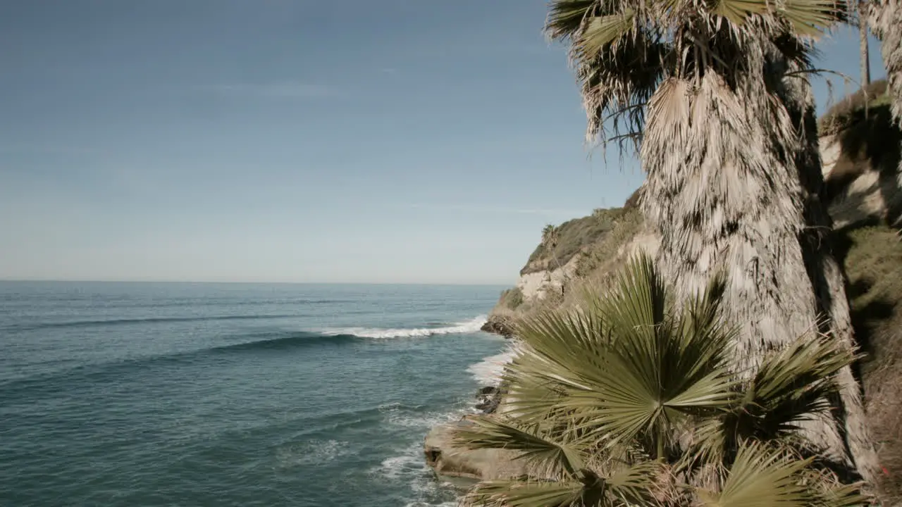 A northern view from Swamis Beach in Southern California