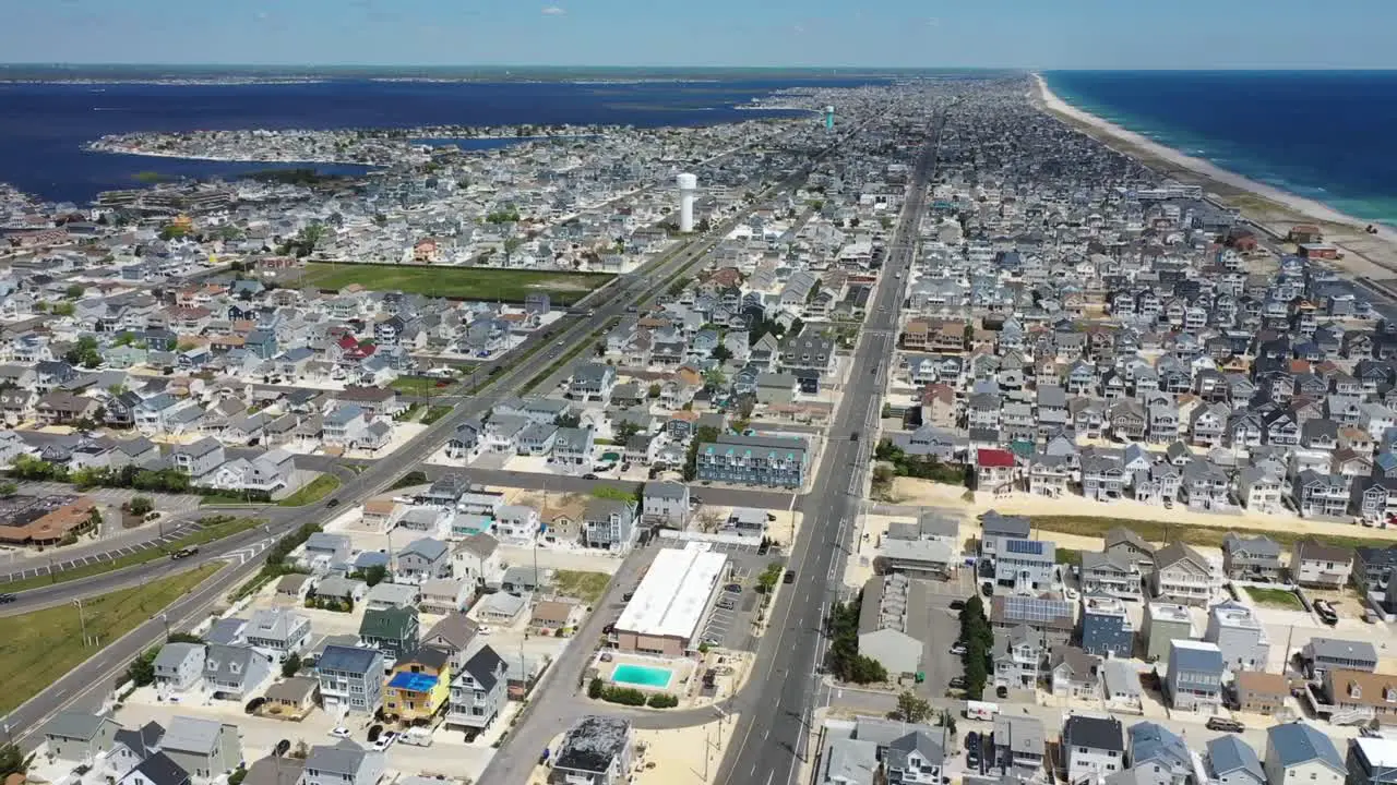 Drone Shot of Lavalette New Jersey