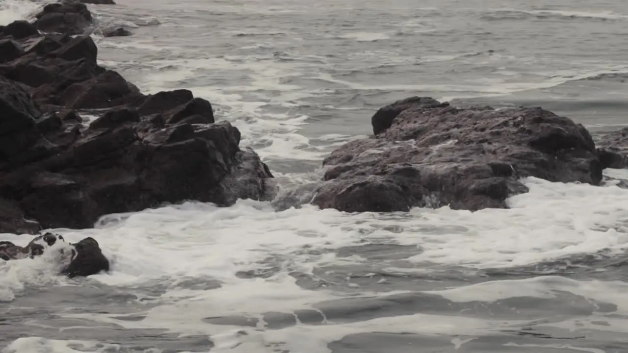 Irish Sea at beach on Northern Irish coast County Antrim-7