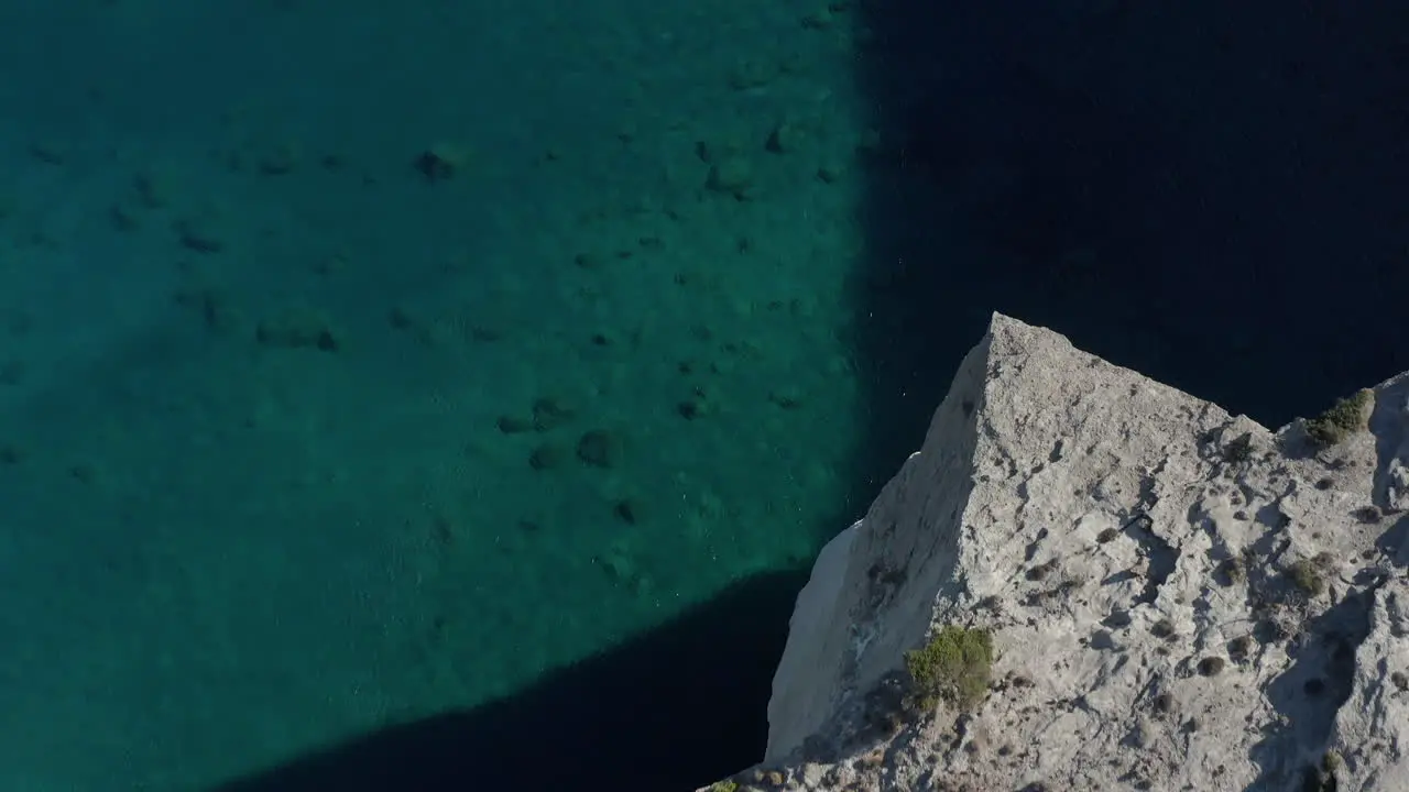 Aerial View of Generic Tropical Paradise Cliff