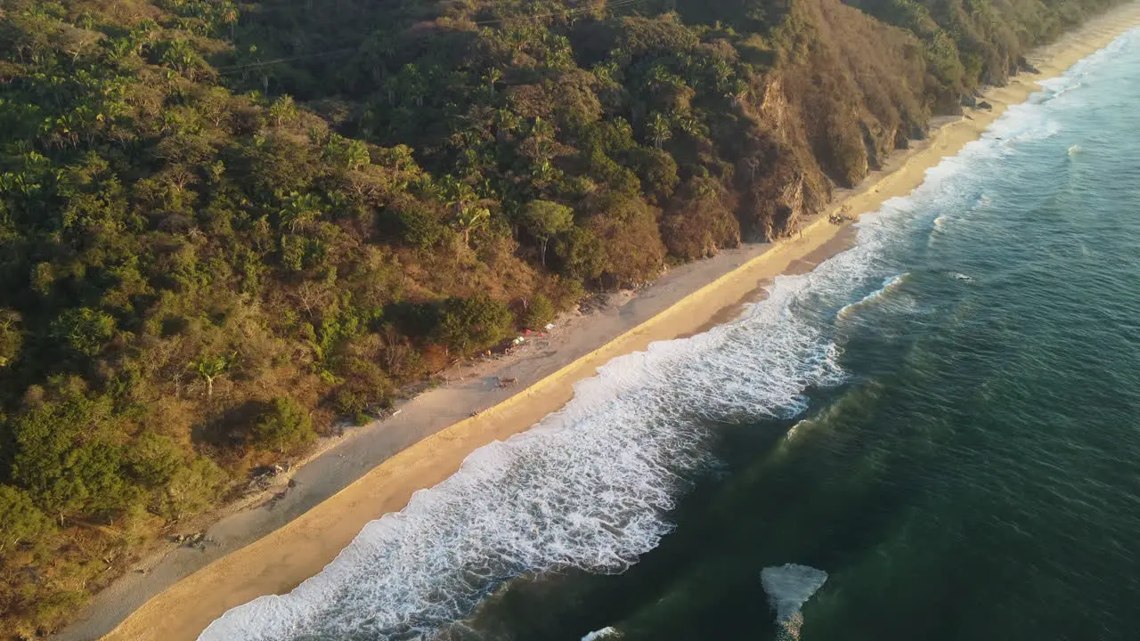 Secluded Beach and Mountains in San Pancho Mexico