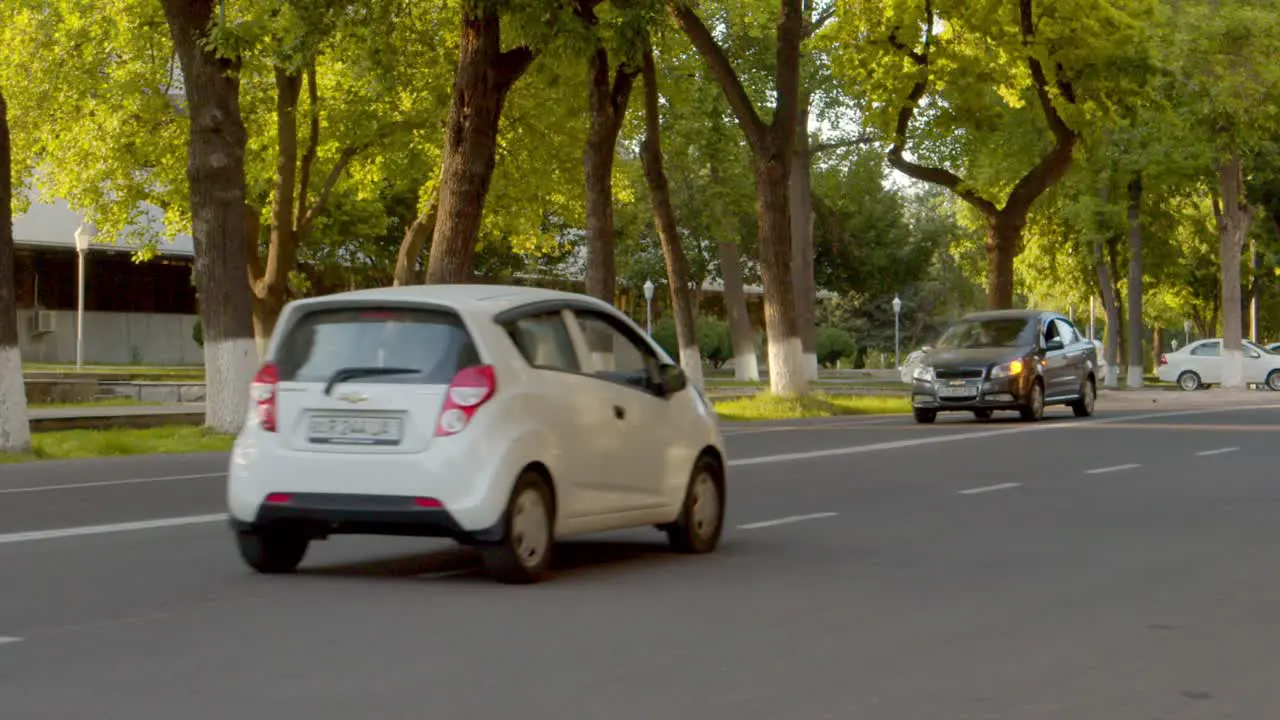 Tashkent streets road car traffic