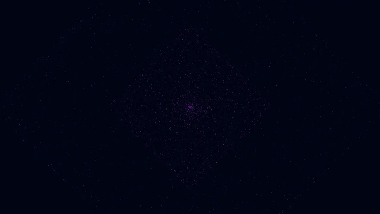 Purple star sparkles in the night sky