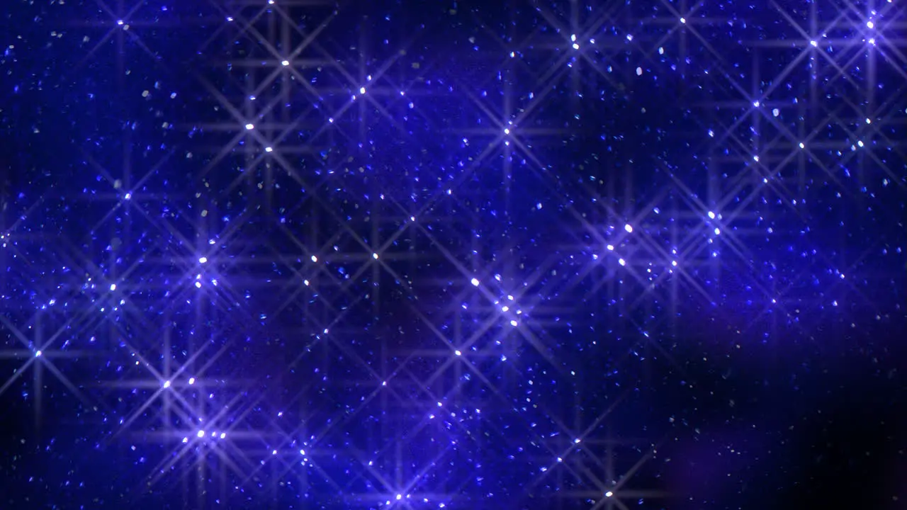 Starry night sky a dark blue background illuminated with sparkling stars