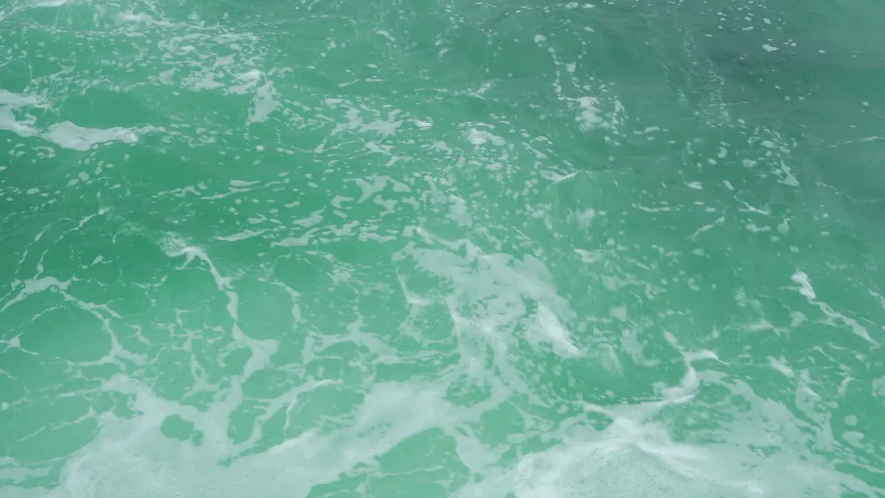 Blue green slow motion water texture