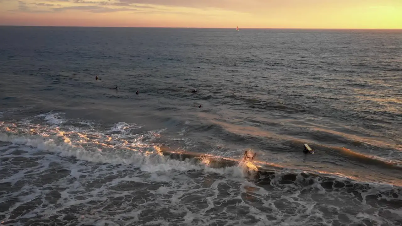 Surfers In The Ocean