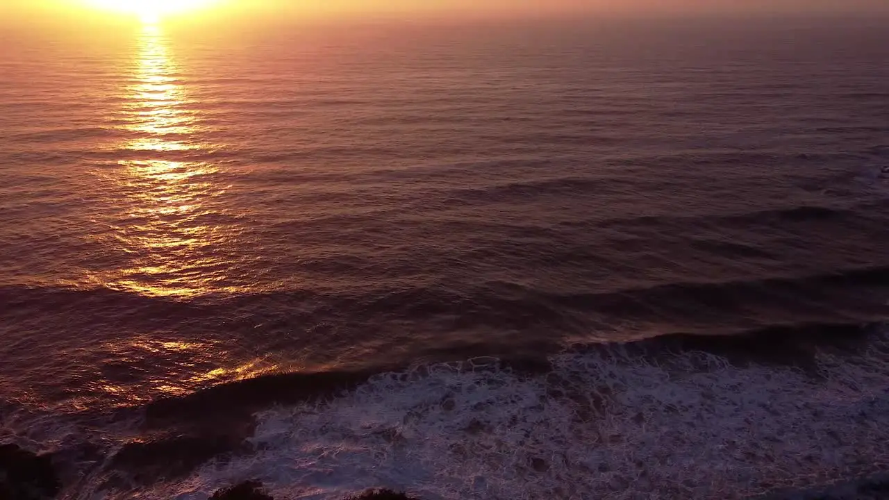 Oregon Coast Sunset Drone