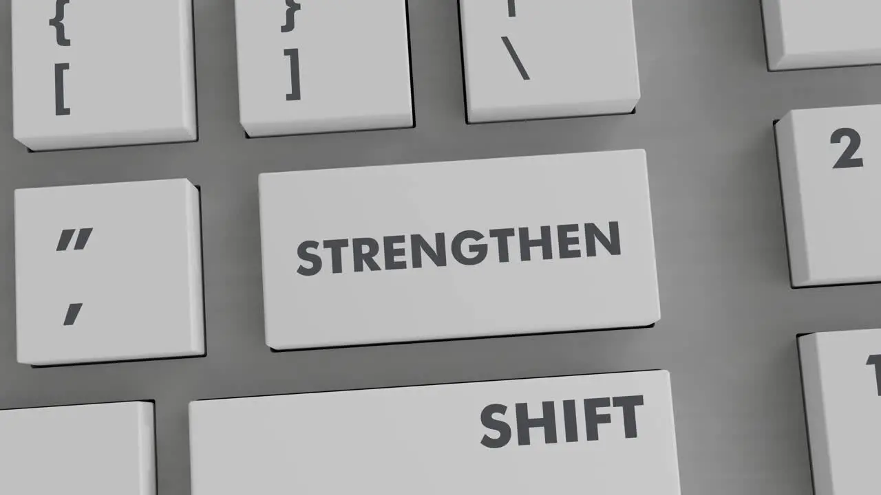 STRENGTHEN BUTTON PRESSING ON KEYBOARD