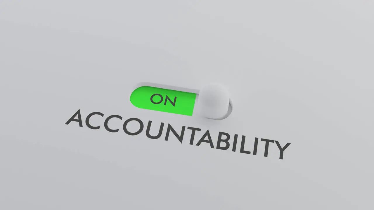 Switching on the ACCOUNTABILITY switch